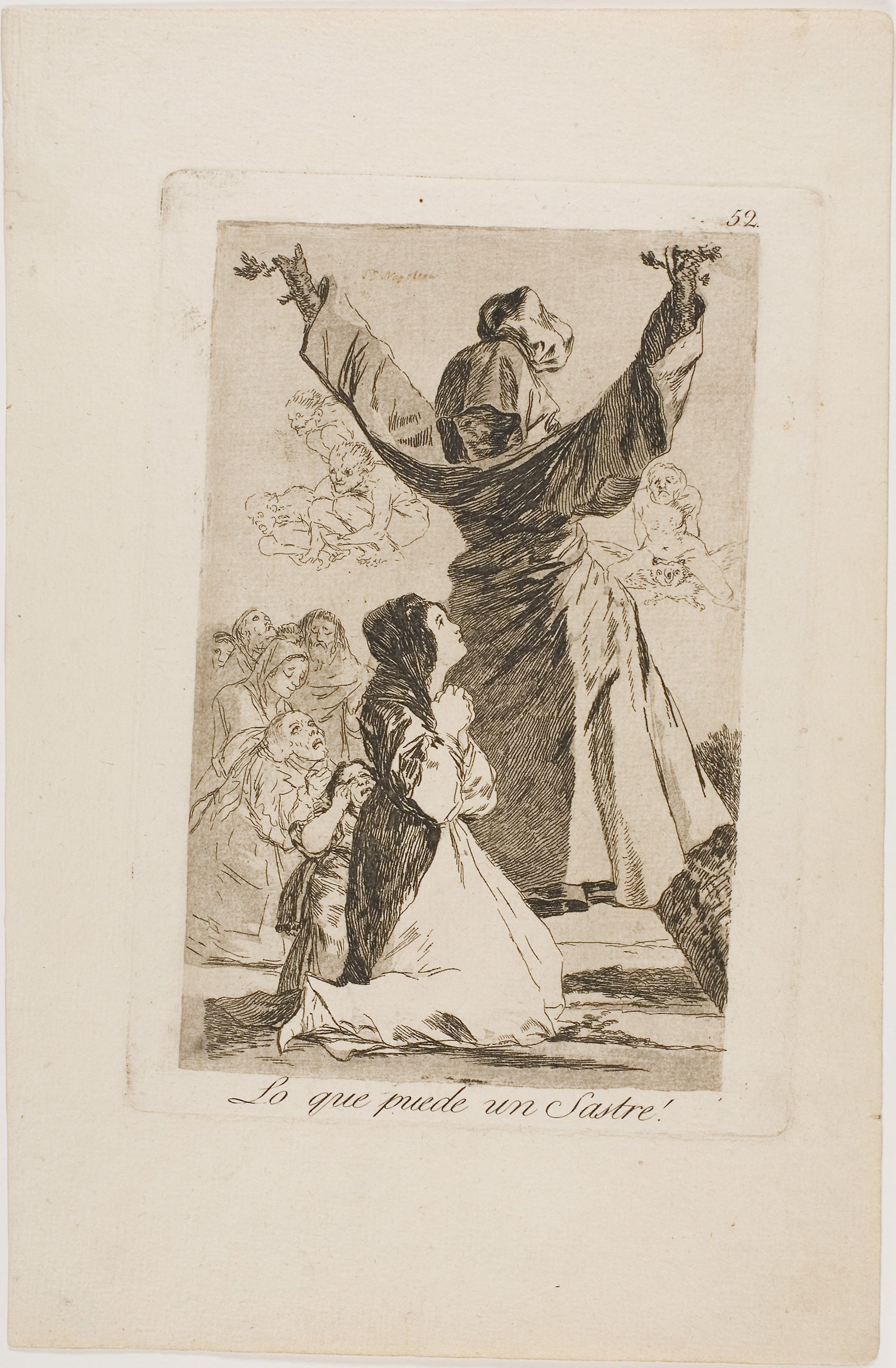 What a Tailor Can Do!, plate 52 from Los Caprichos: Francisco José de Goya y Lucientes,16x12"(A3) Poster