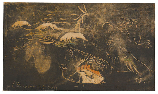 L’univers est créé (The Universe Is Being Created), from the Noa Noa Suite: Paul Gauguin,16x12"(A3) Poster