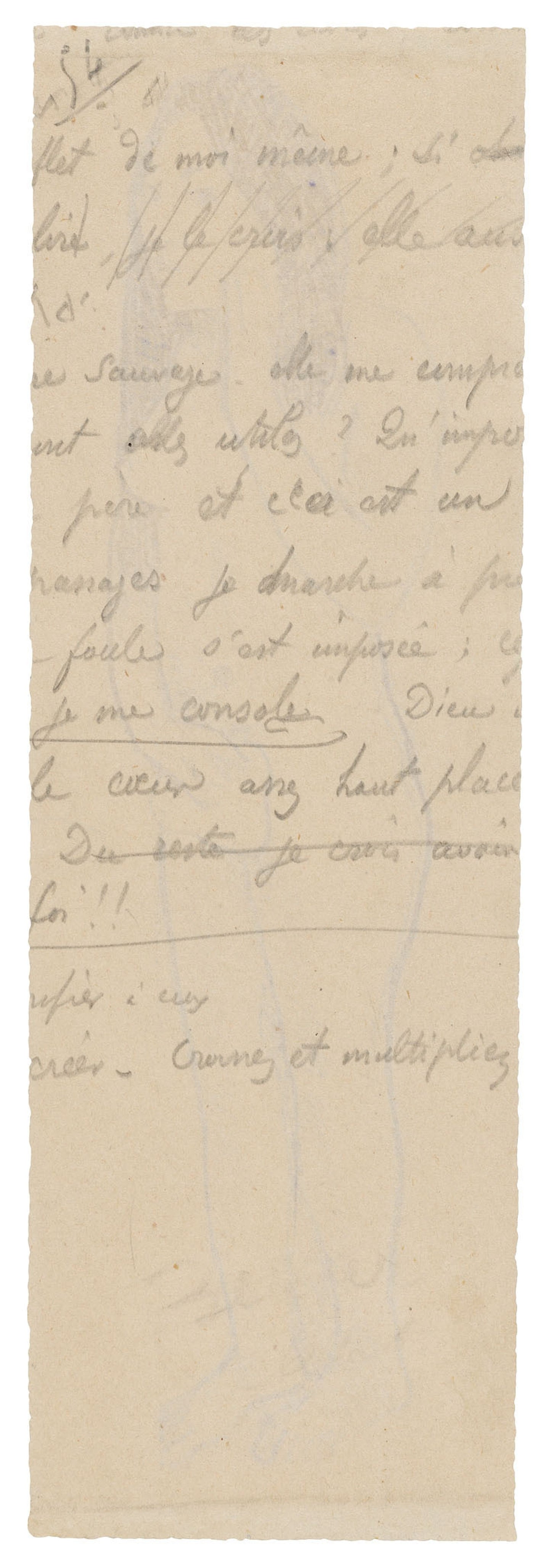 Fragment of Long Inscription: Paul Gauguin,16x12"(A3) Poster