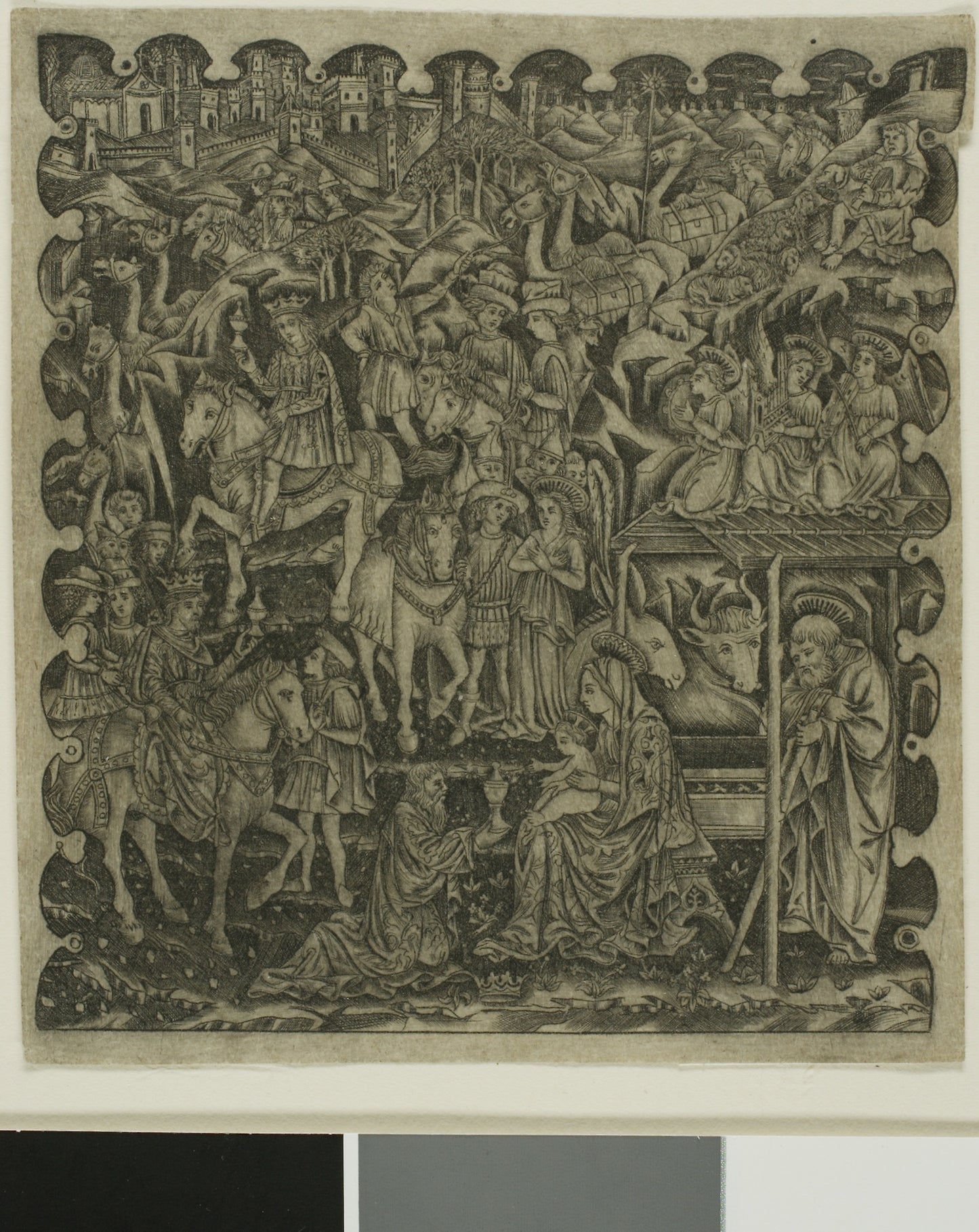 Adoration of the Magi -  Unknown Artist, possibly Florentine,  Poster Print Wall Art