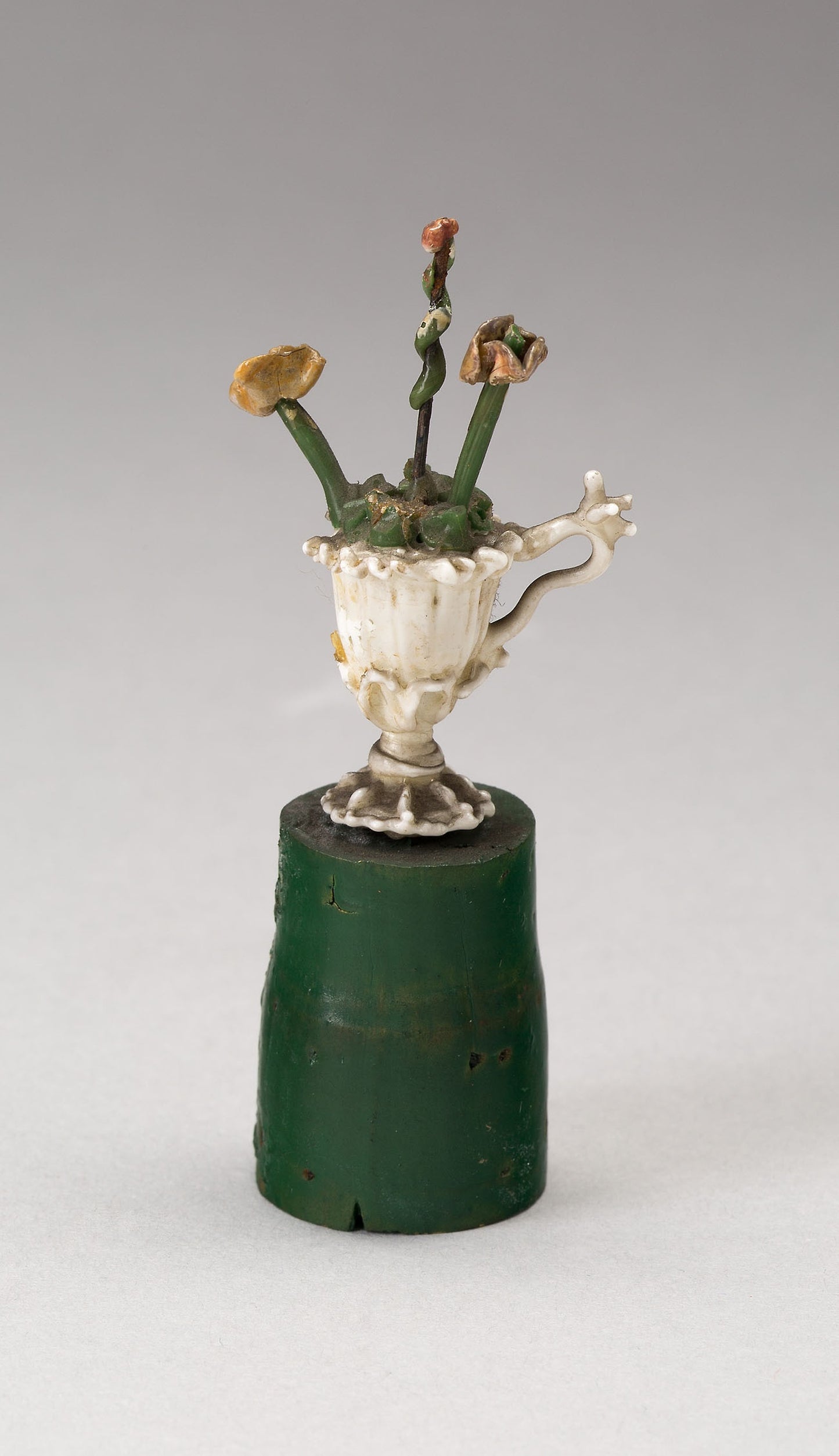 Urn with Flowers -  Nevers, France,  Poster Print Wall Art