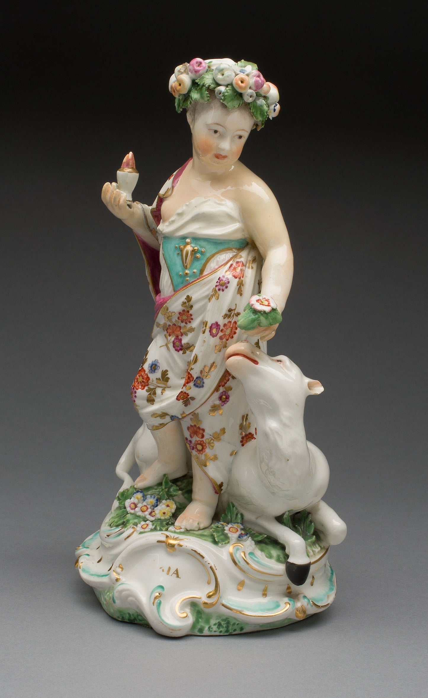 Allegorical Figure of Asia -  Derby Porcelain Manufactory,  Poster Print Wall Art