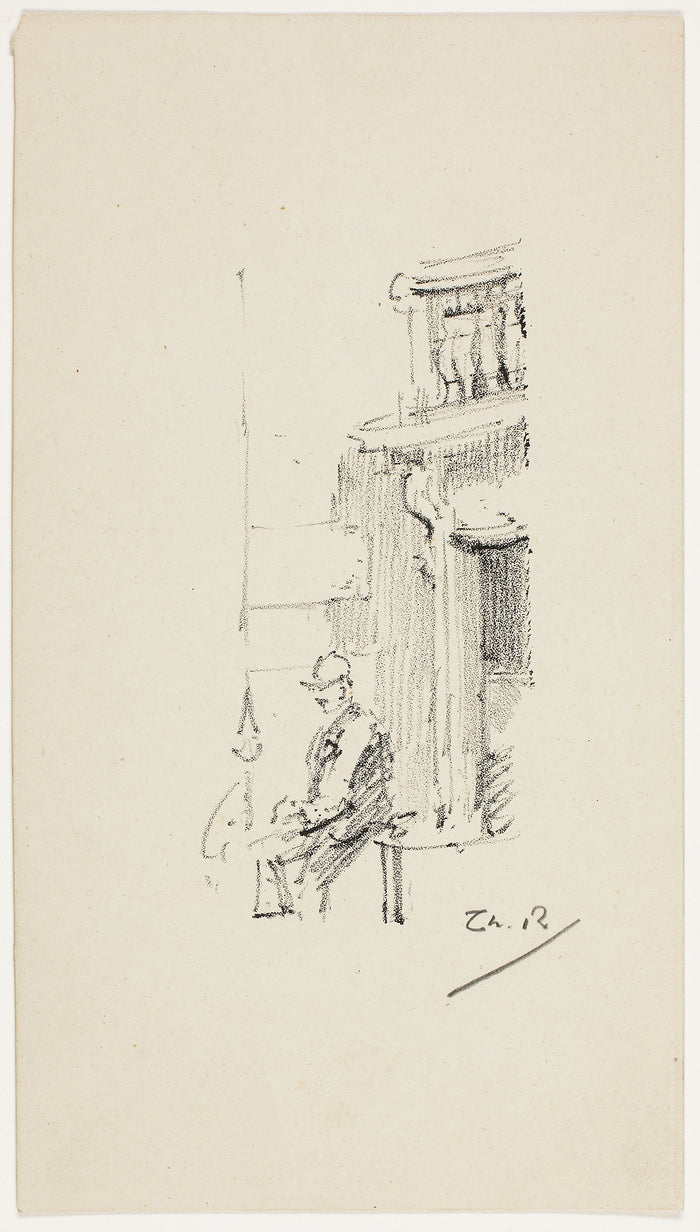 Figure and Doorway: Theodore Roussel,16x12