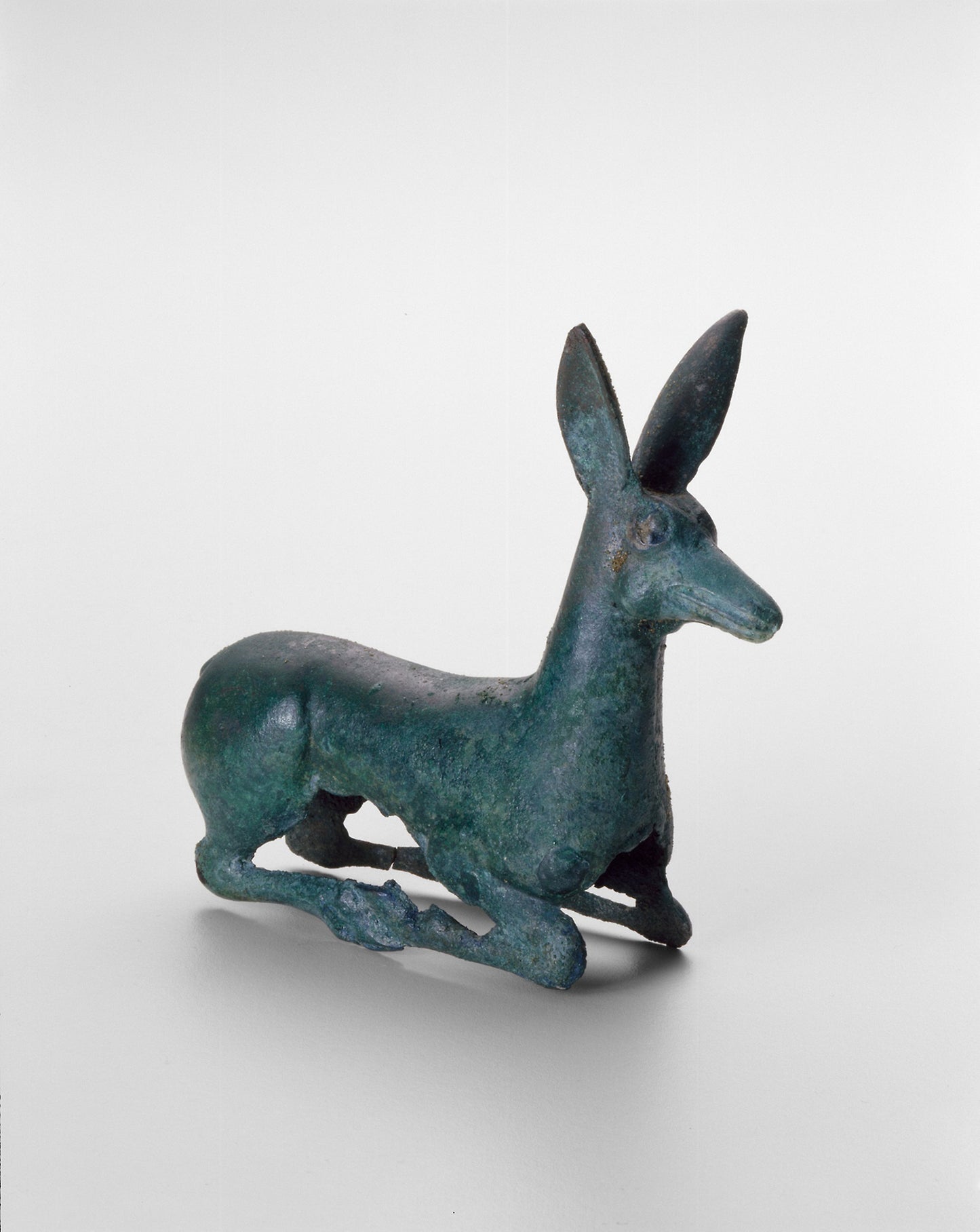 Ornament with Recumbent Deer -  Northwestern Inner Mongolia or Northwestern China (Ningxia and Gansu provinces),  Poster Print Wall Art