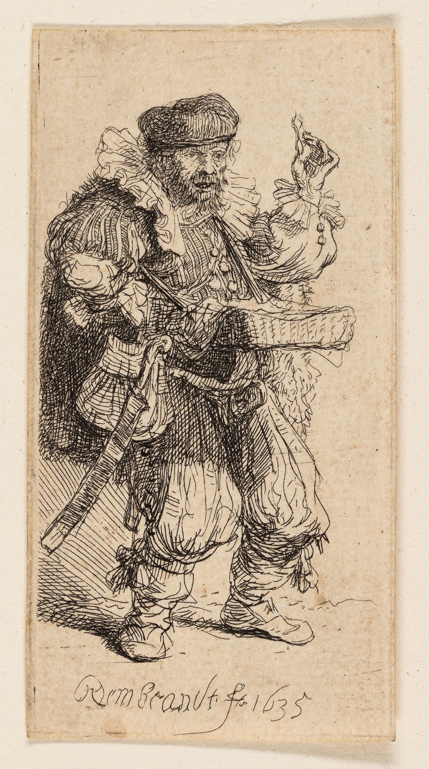 The Quacksalver -  Rembrandt van Rijn,  Poster Print Wall Art