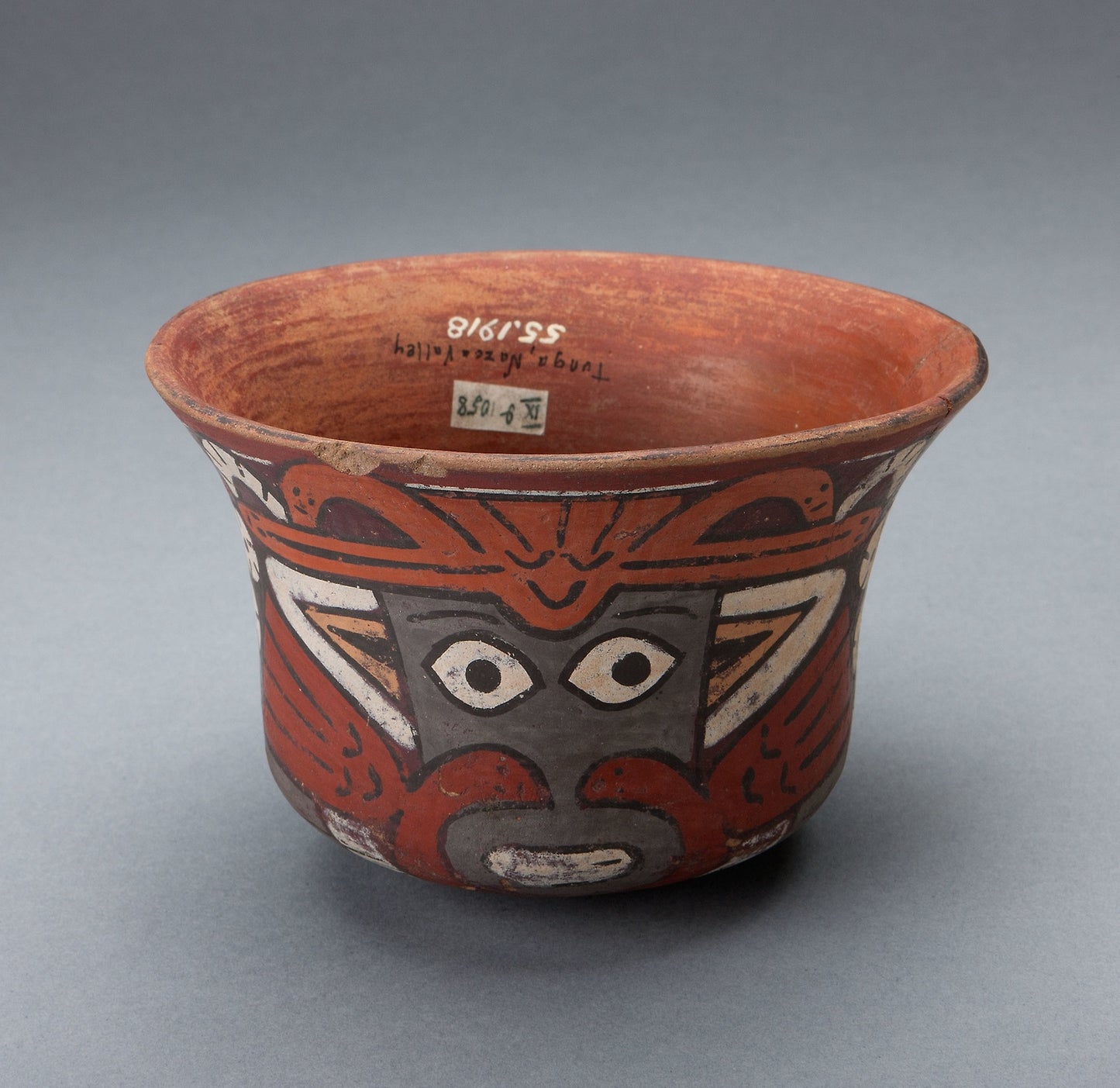 Cup Depicting Masked Ritual Performer -  Nazca,  Poster Print Wall Art