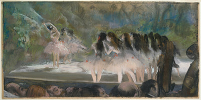 Ballet at the Paris Opera by  Edgar Degas, 23x16"( A2 size ) Poster Print