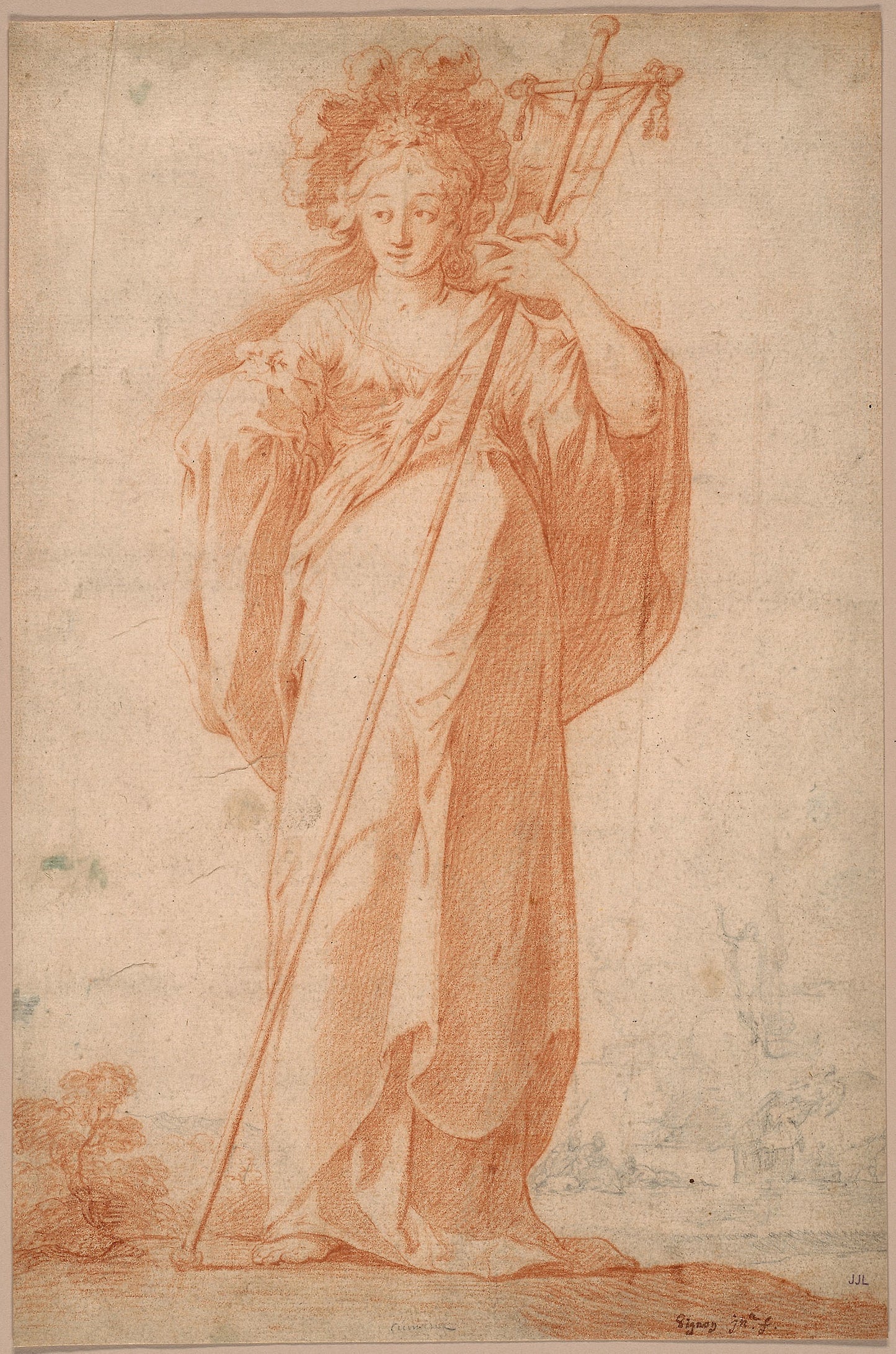 The Cuman Sibyl -  Claude Vignon,  Poster Print Wall Art