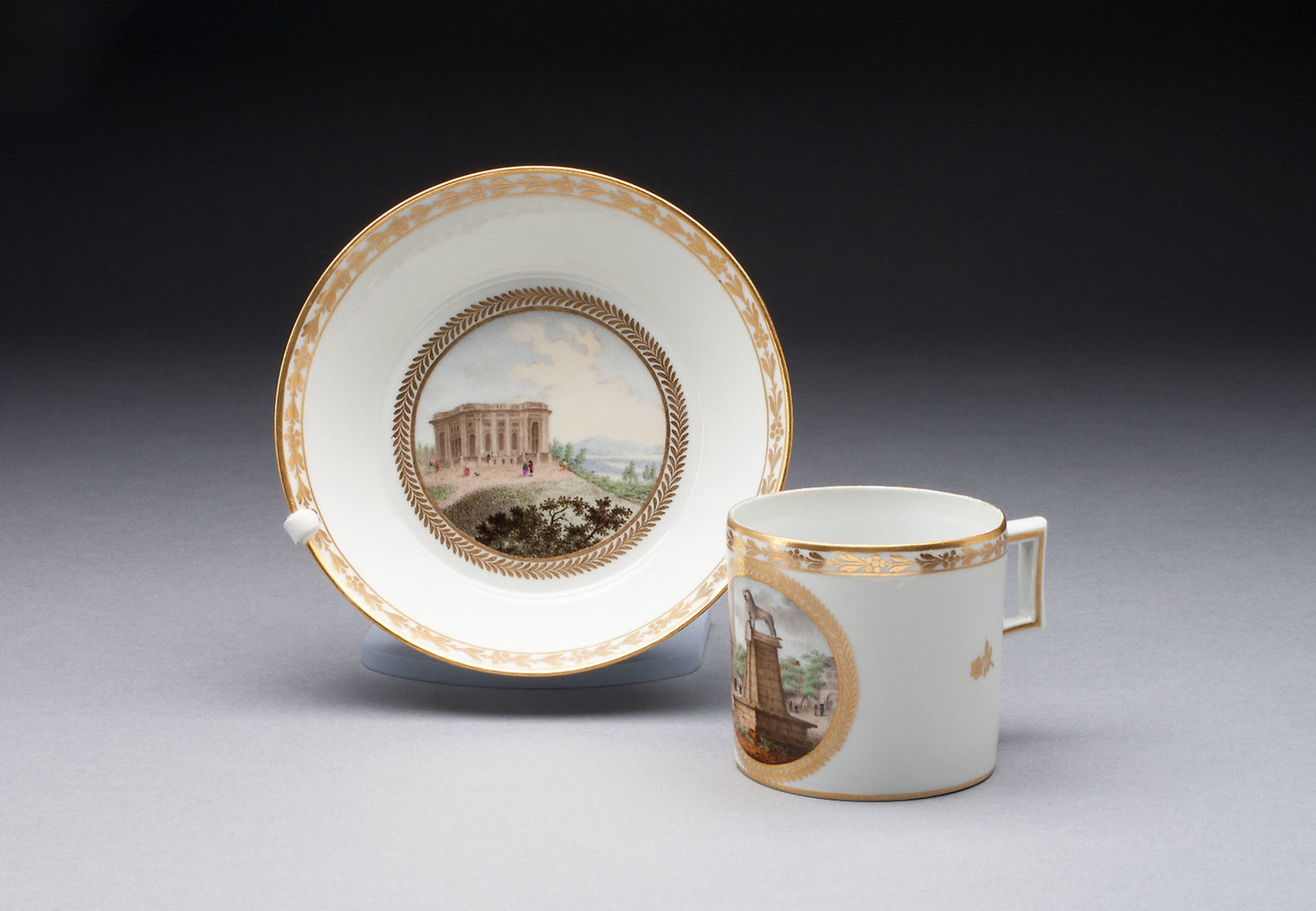 Cup and Saucer -  Fürstenberg Porcelain Factory,  Poster Print Wall Art