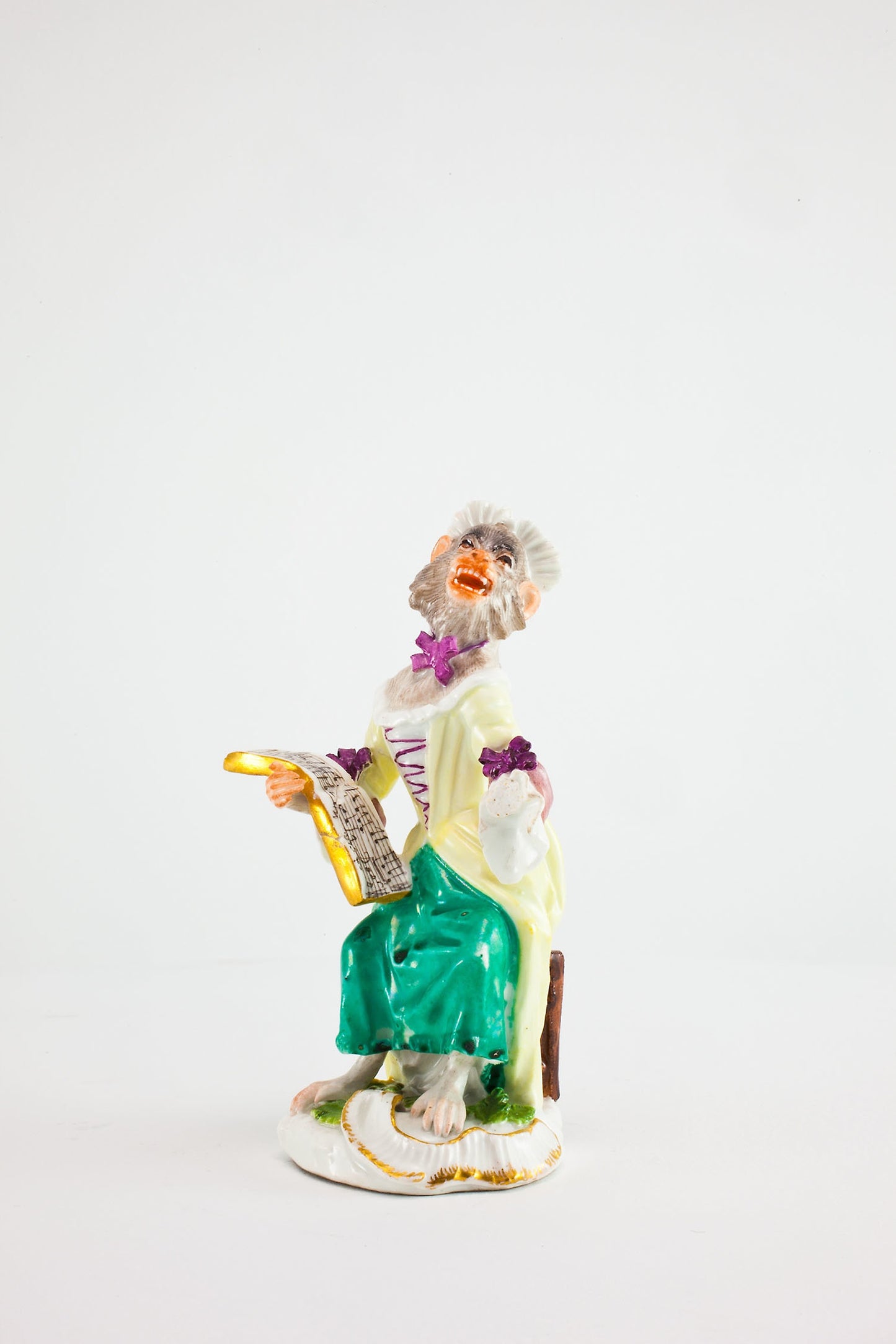Singer for the Monkey Band -  Meissen Porcelain Manufactory,  Poster Print Wall Art