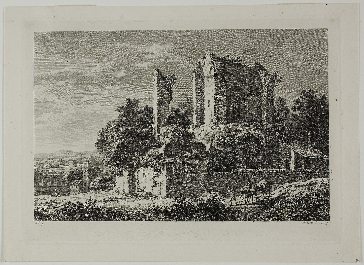Italianate Landscape -  Philipp Veith,  Poster Print Wall Art