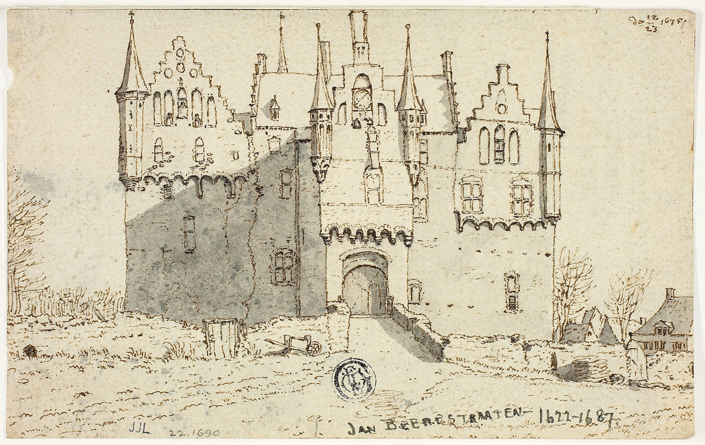 Gemear Castle -  Jan Abrahamsz. Beerstraaten,  Poster Print Wall Art