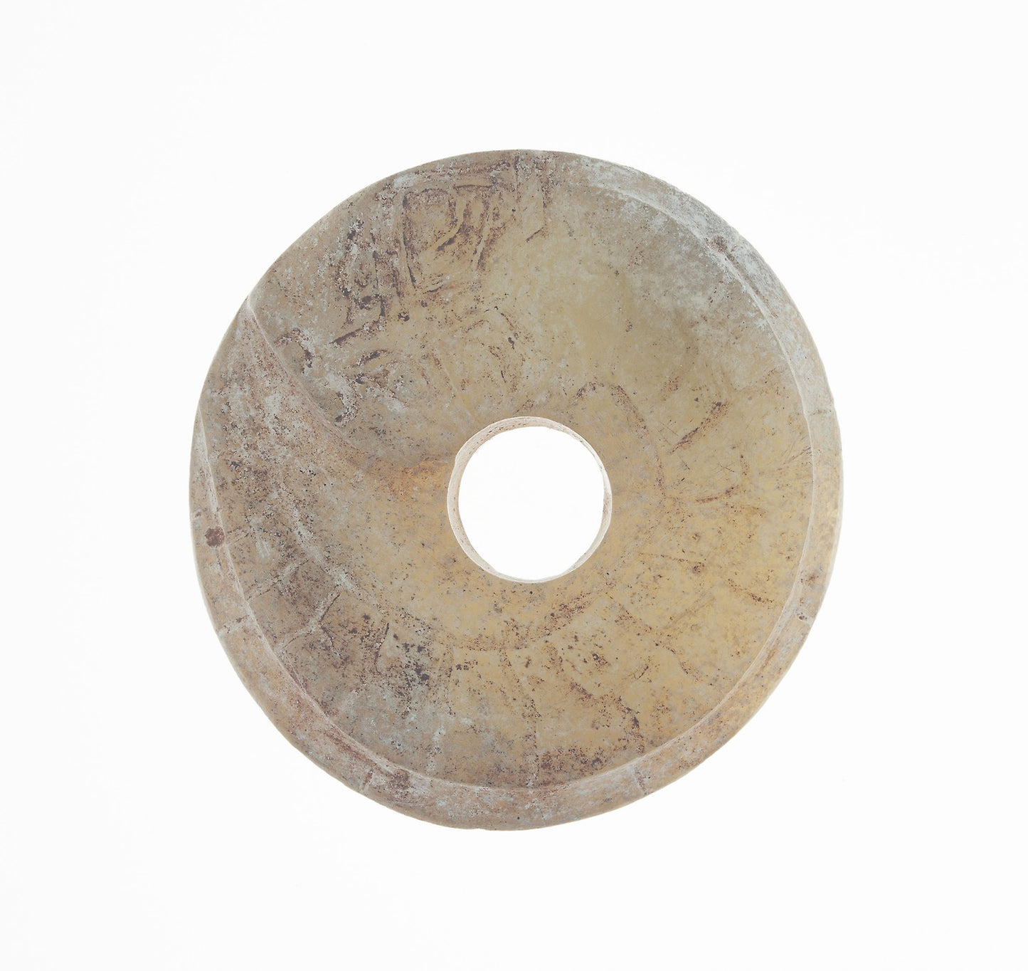 Disc with Coiled Dragon -  China,  Poster Print Wall Art