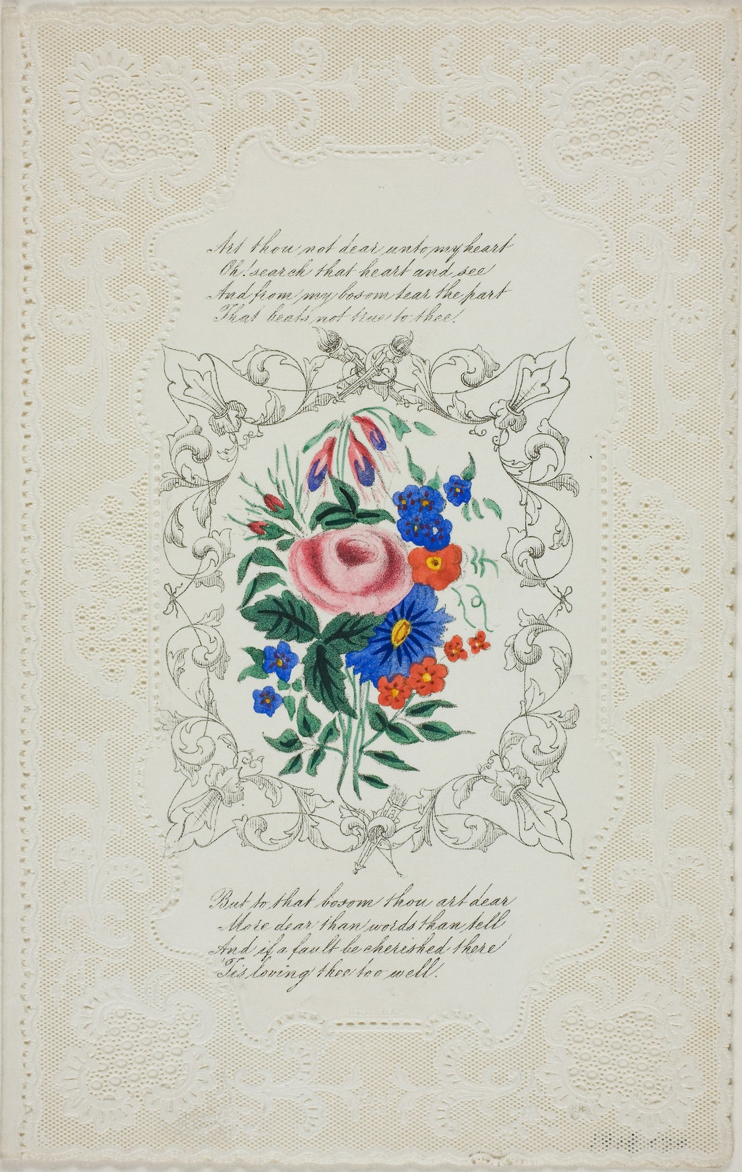 Art Thou Not Dear Unto My Heart (valentine) -  Unknown Artist,  Poster Print Wall Art