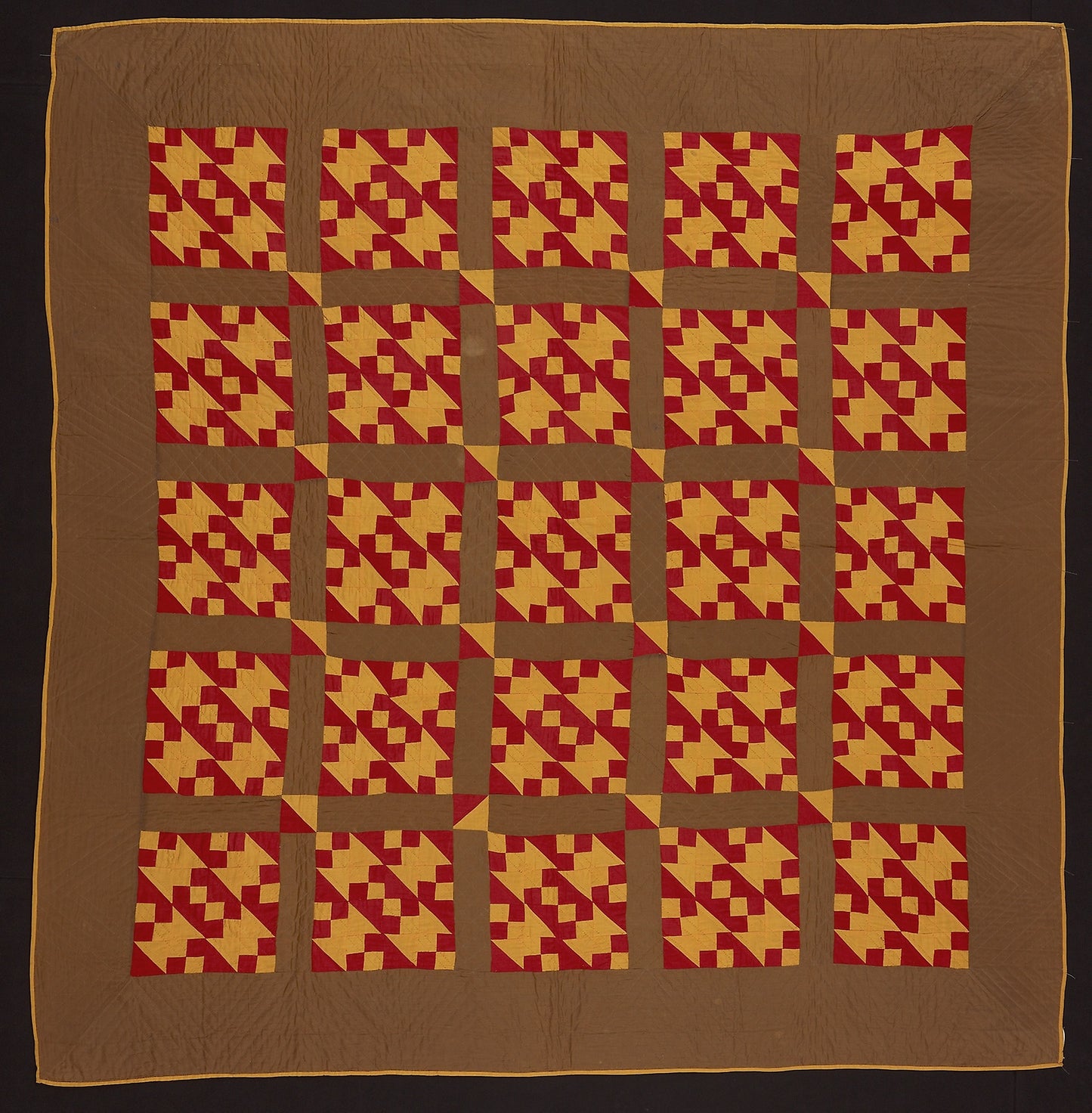 Bedcover (Jacobs Ladder quilt) -  United States,  Poster Print Wall Art