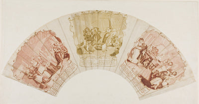 Plates four, five, and six from A Harlot's Progress: William Hogarth,16x12"(A3) Poster