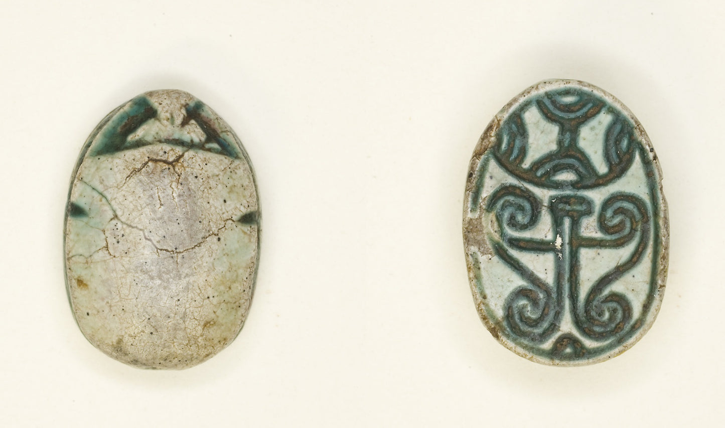 Scarab: Unlinked Scrolls and Spirals: Egyptian, Poster Print Wall Art