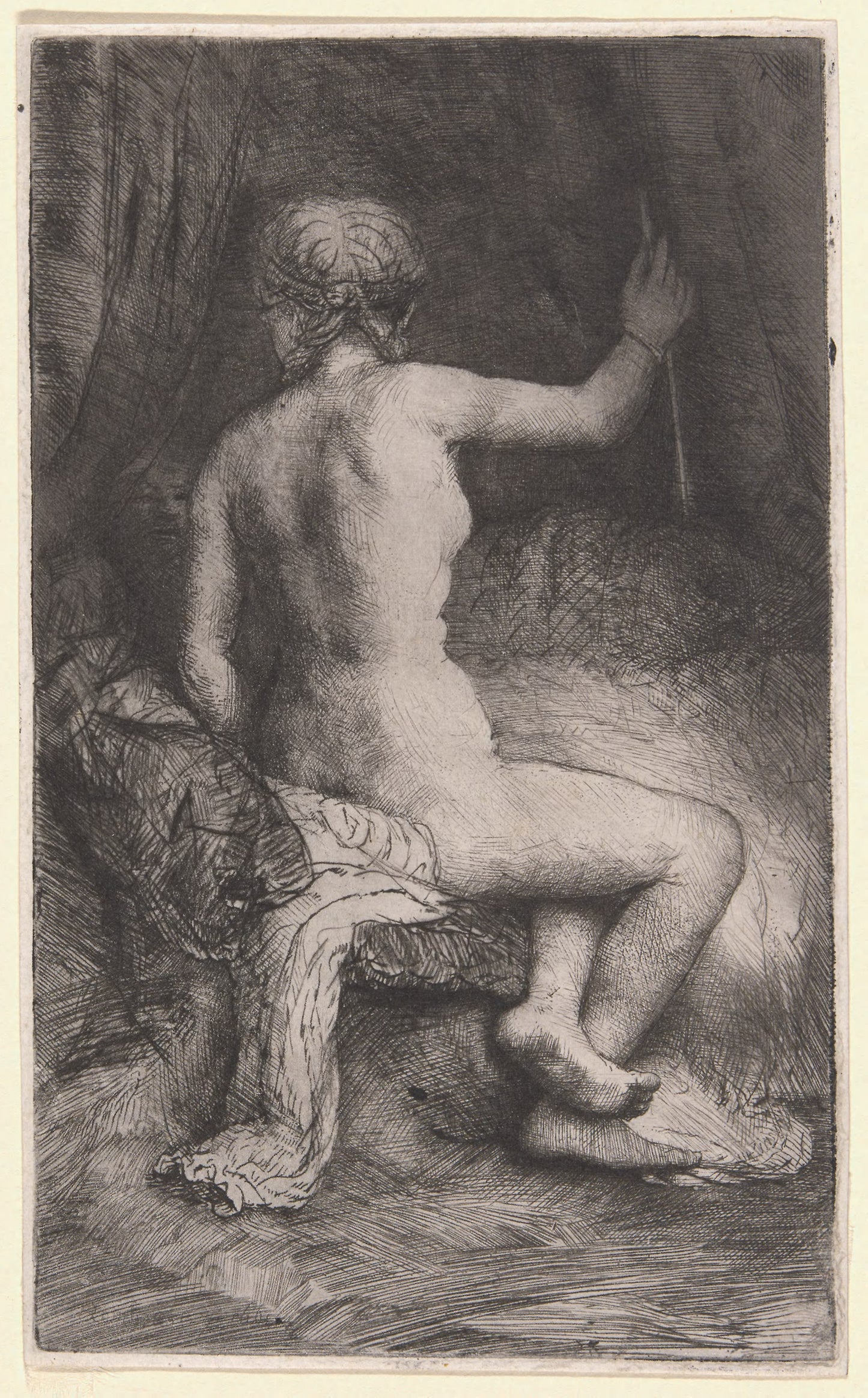 Woman with the Arrow -  Rembrandt van Rijn,  Poster Print Wall Art