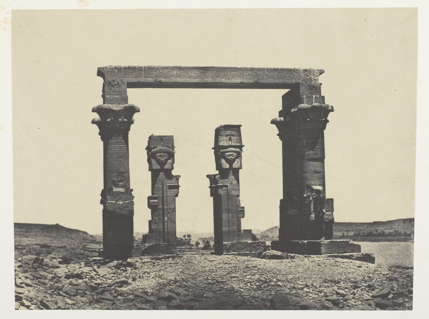 Temple de Kardassy, Nubie -  Maxime Du Camp ,  Poster Print Wall Art