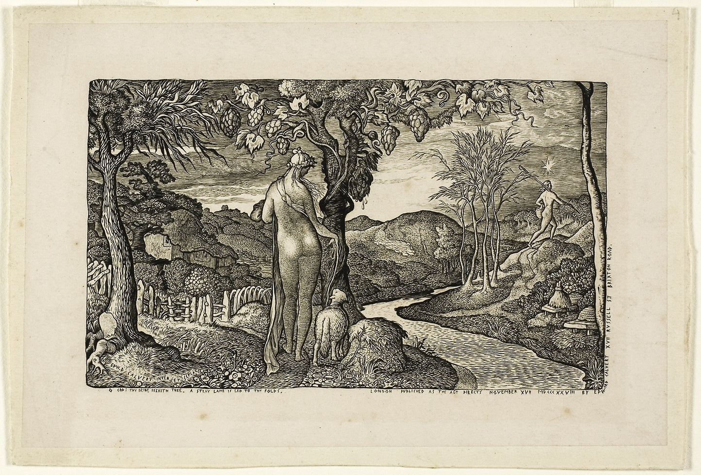 The Bride -  Edward Calvert,  Poster Print Wall Art