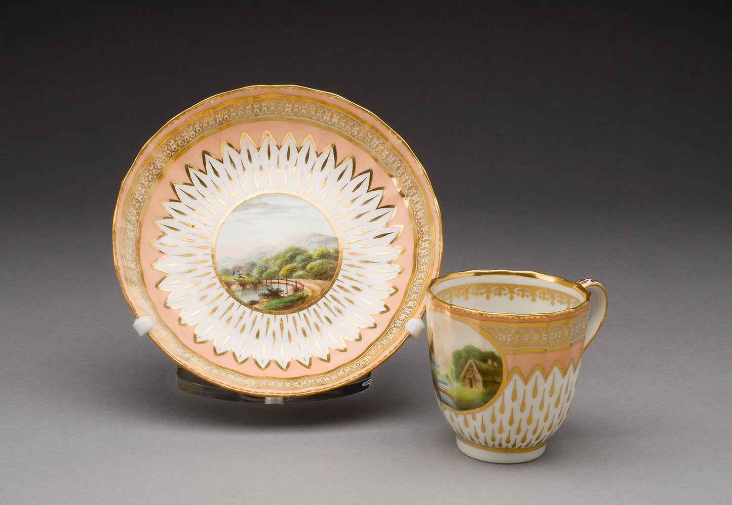 Cup and Saucer -  Derby Porcelain Manufactory,  Poster Print Wall Art