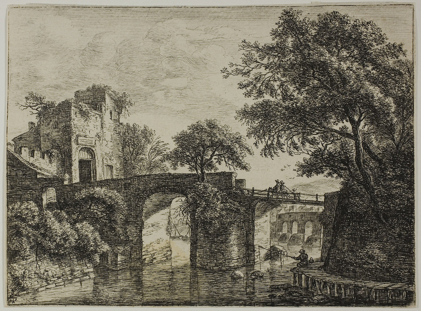 The Ruined Town -  Anthoni Waterlo,  Poster Print Wall Art