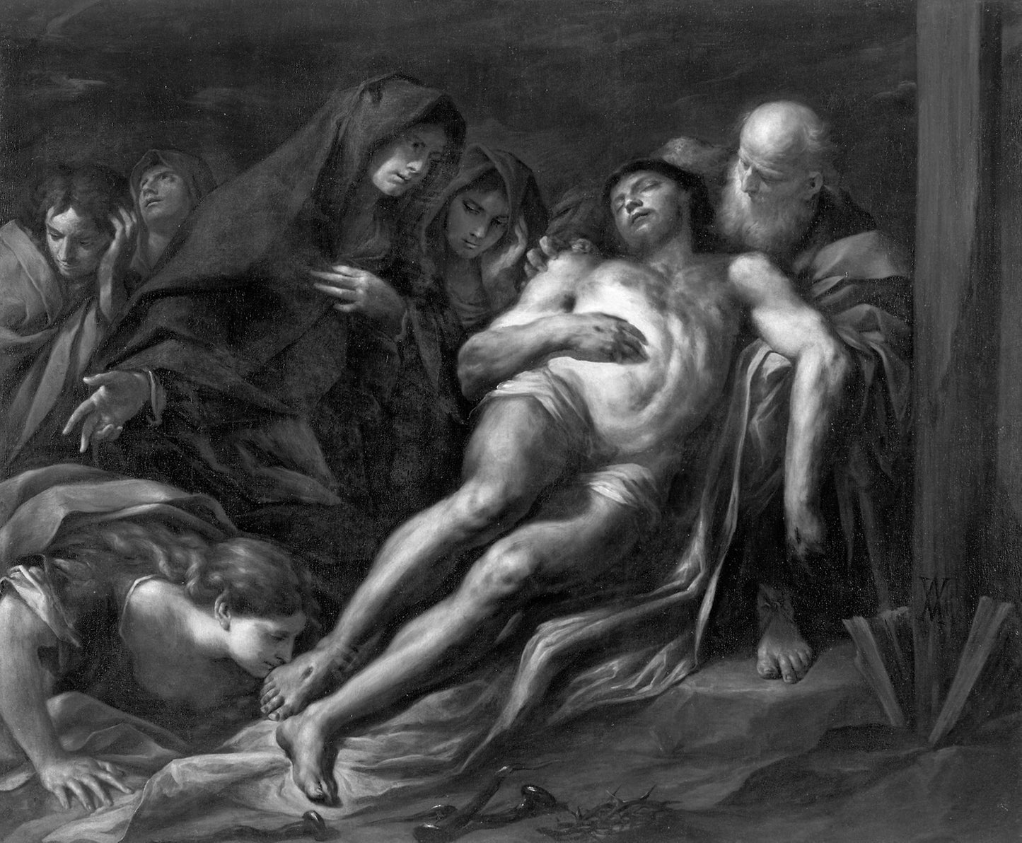 The Lamentation -  Andrea Vaccaro,  Poster Print Wall Art
