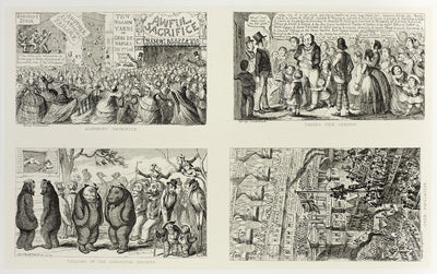 Alarming Sacrifice from George Cruikshank's Steel Etchings to The Comic Almanacks: 1835-1853 (top left): George Cruikshank (English, 1792-1878),16x12"(A3) Poster