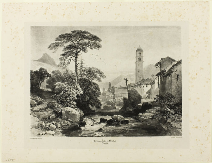 Le Casset; Vallee du Monetier: James Duffield Harding,16x12