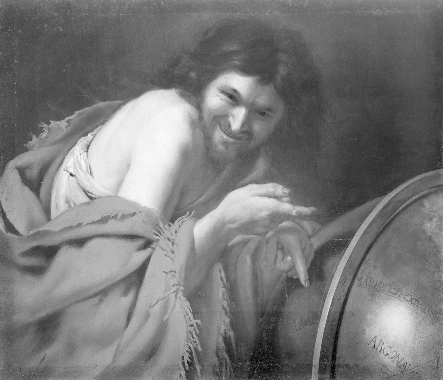 Democritus, the Laughing Philosopher -  Spanish,  Poster Print Wall Art