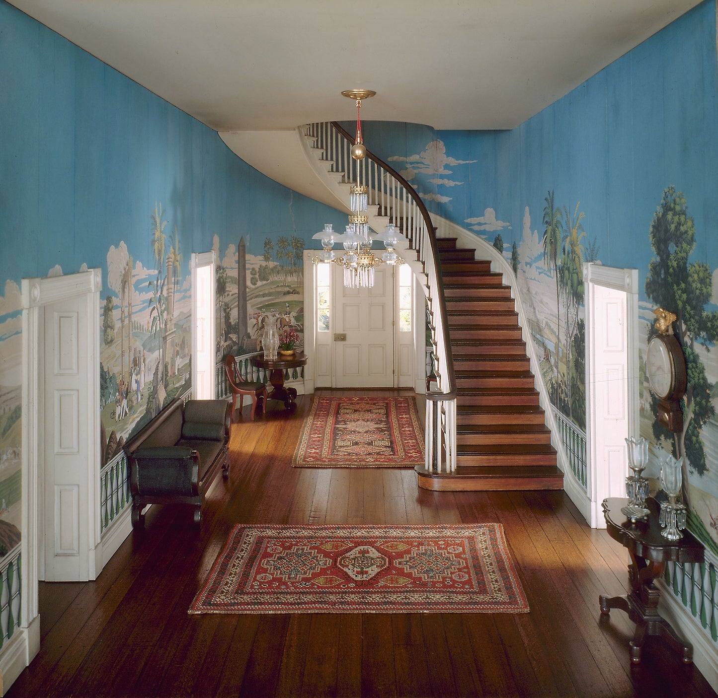A31: Tennessee Entrance Hall, 1835: Mrs. James Ward Thorne, Poster Print Wall Art