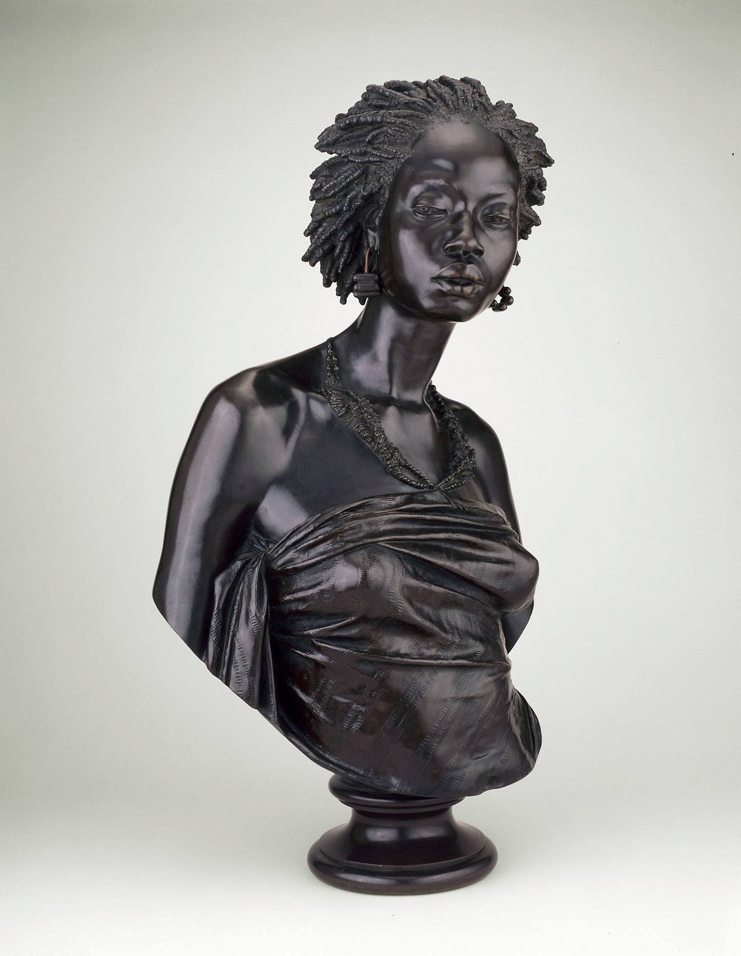 Bust of an African Woman -  Charles Henri Joseph Cordier,  Poster Print Wall Art