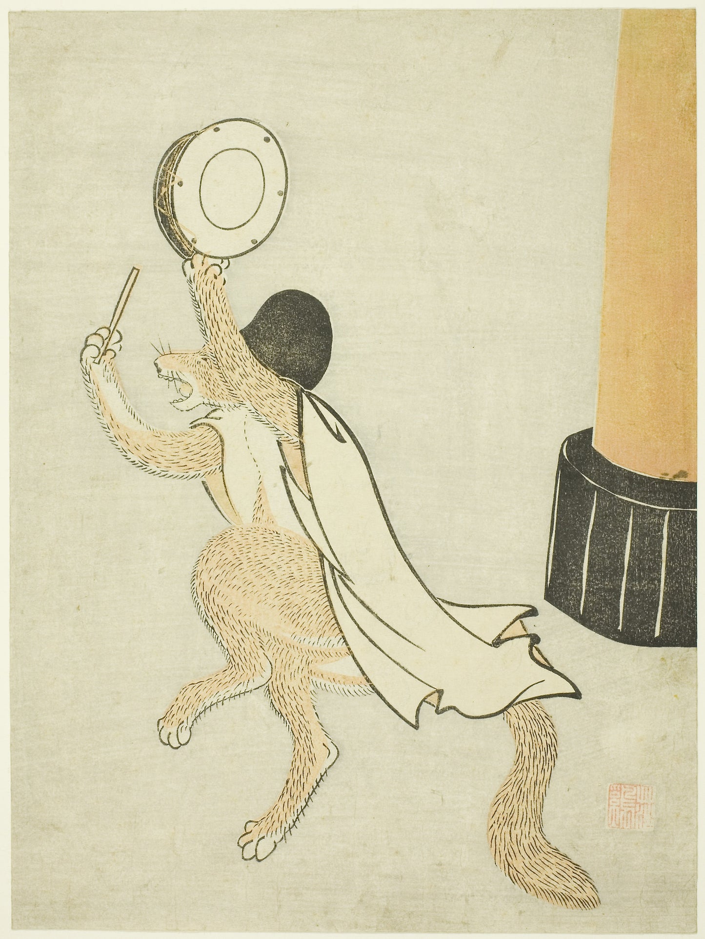 The Dancing Fox -  Artist unknown,  Poster Print Wall Art