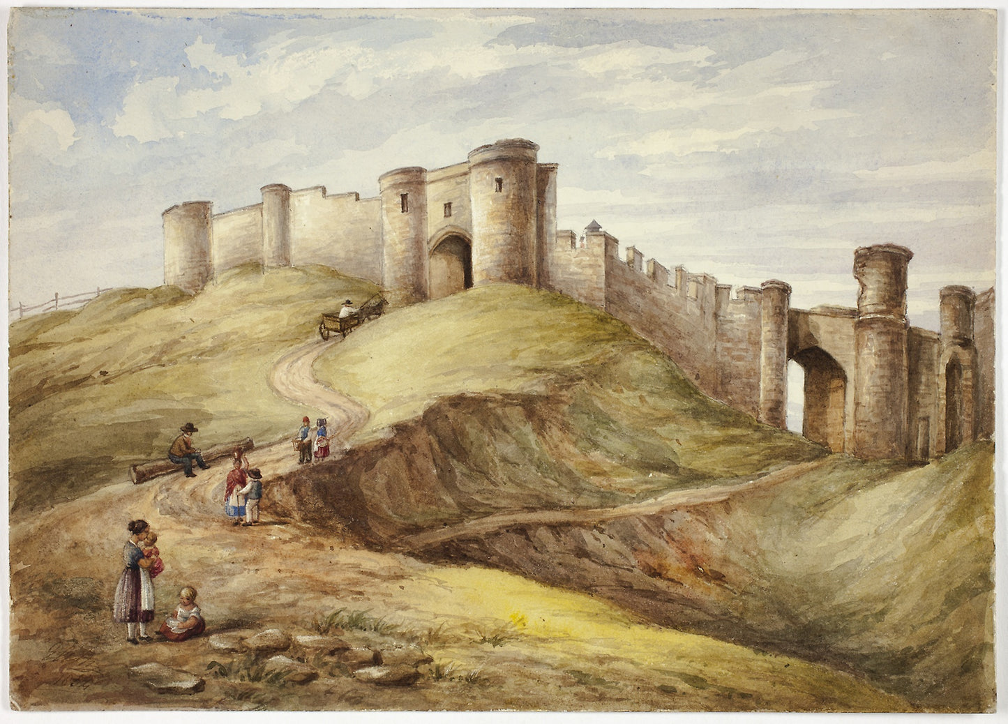 Scarborough Castle -  Elizabeth Murray,  Poster Print Wall Art