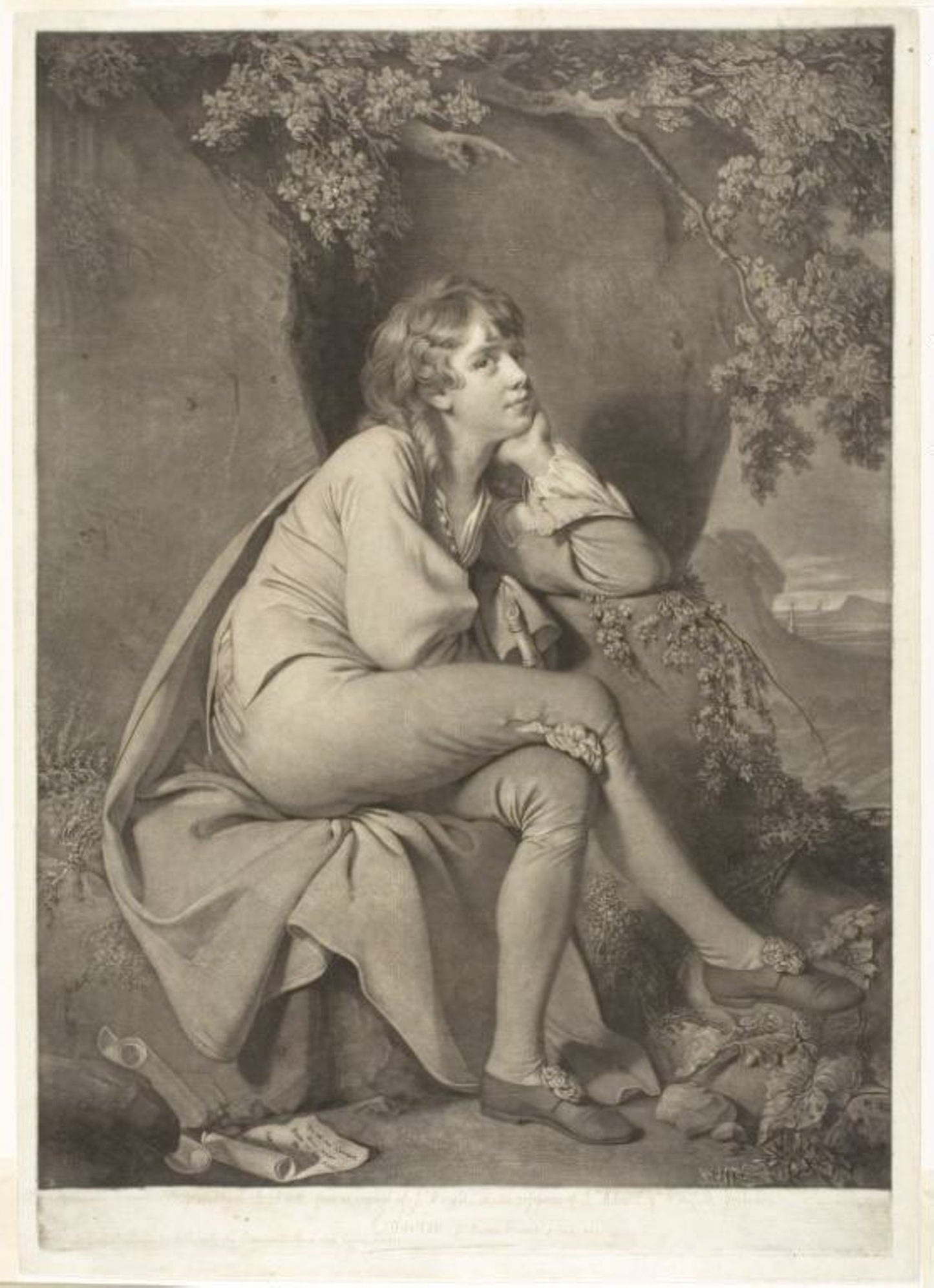 Edwin -  John Raphael Smith (English, 1752-1812),  Poster Print Wall Art