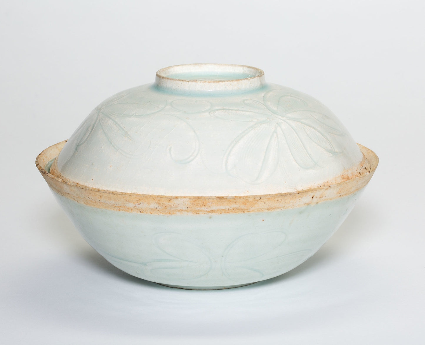 Covered Bowl with Floral Scrolls -  China,  Poster Print Wall Art