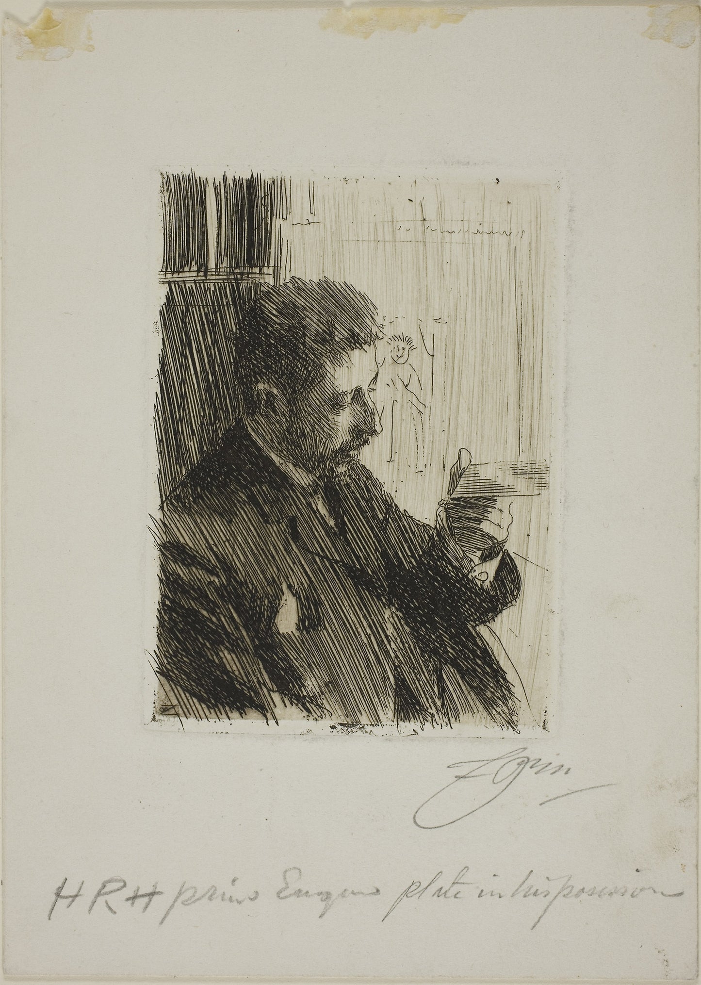 H. R. H. Prince Eugen of Sweden -  Anders Zorn,  Poster Print Wall Art