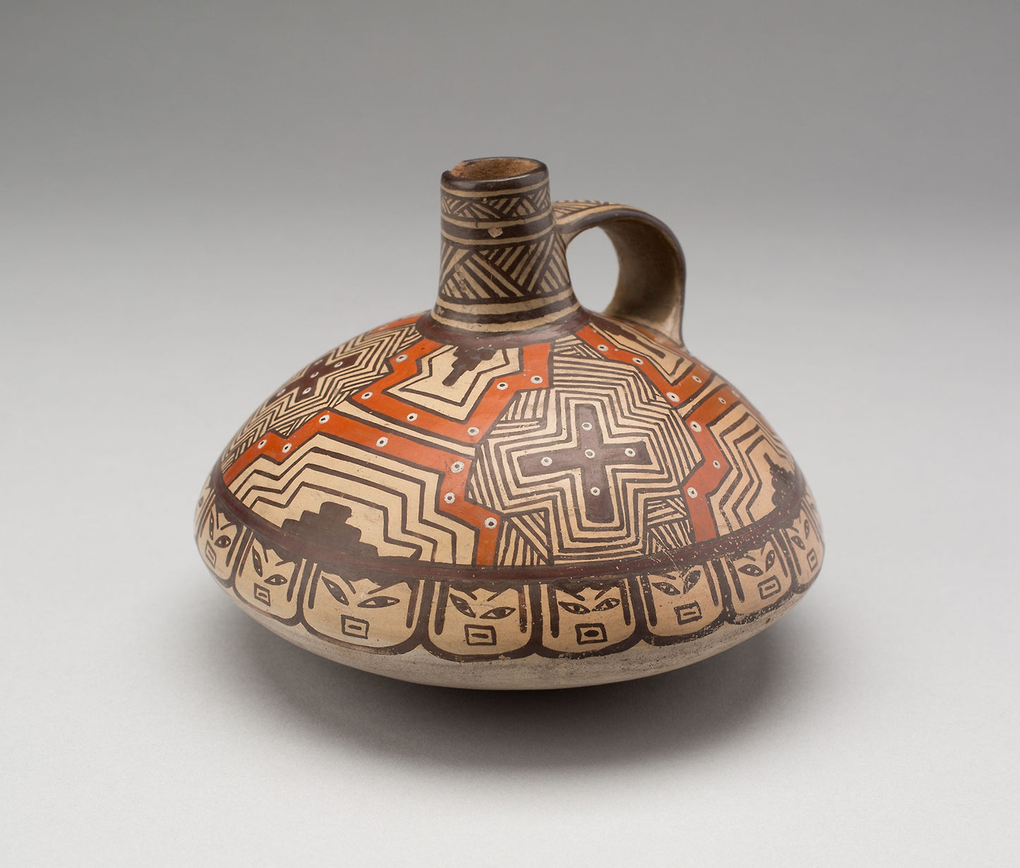 Vessel with Geometric Motifs -  Tiwanaku-Wari,  Poster Print Wall Art