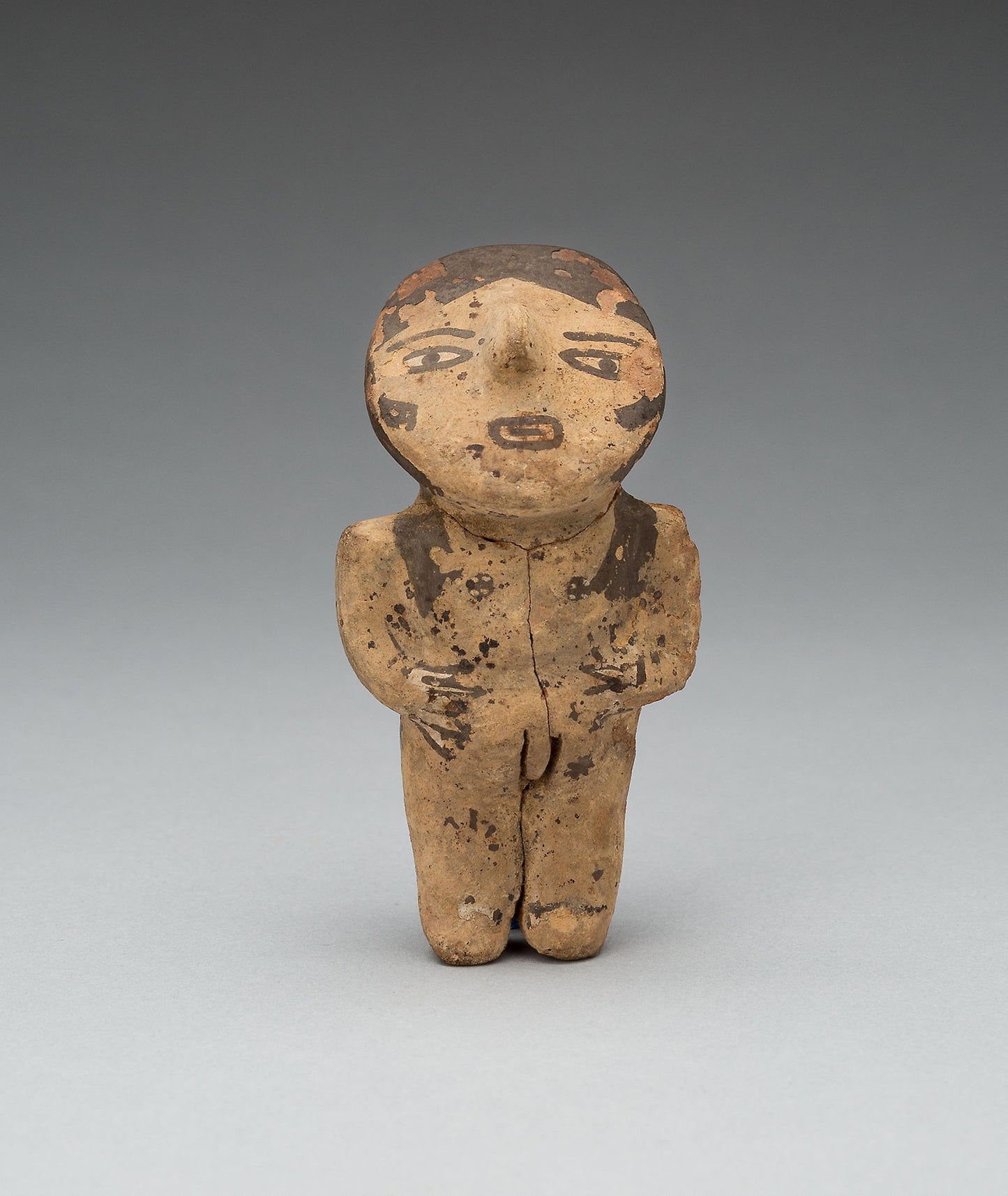 Female Figurine with Face and Body Markings -  Nazca,  Poster Print Wall Art