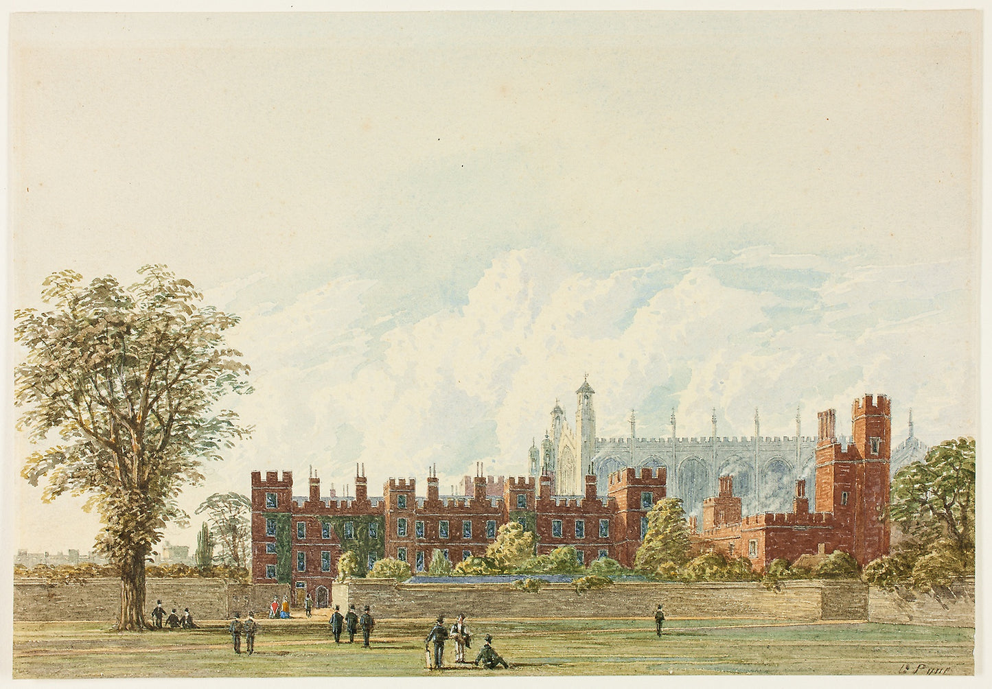 Eton from the Playing-Fields -  George Pyne,  Poster Print Wall Art