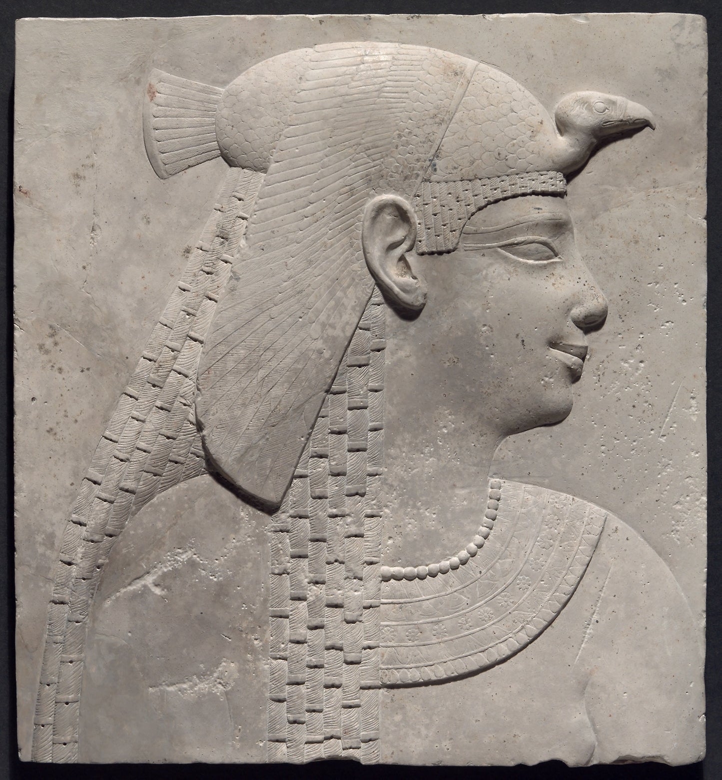Plaque Depicting a Queen or Goddess -  Egyptian,  Poster Print Wall Art
