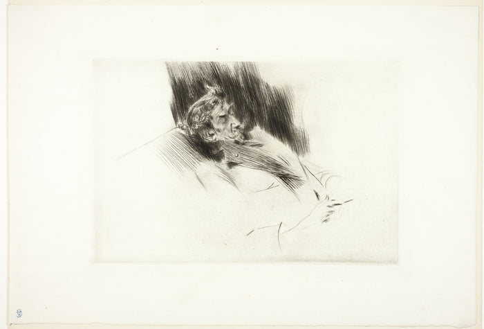 Whistler Asleep: Giovanni Boldini,16x12