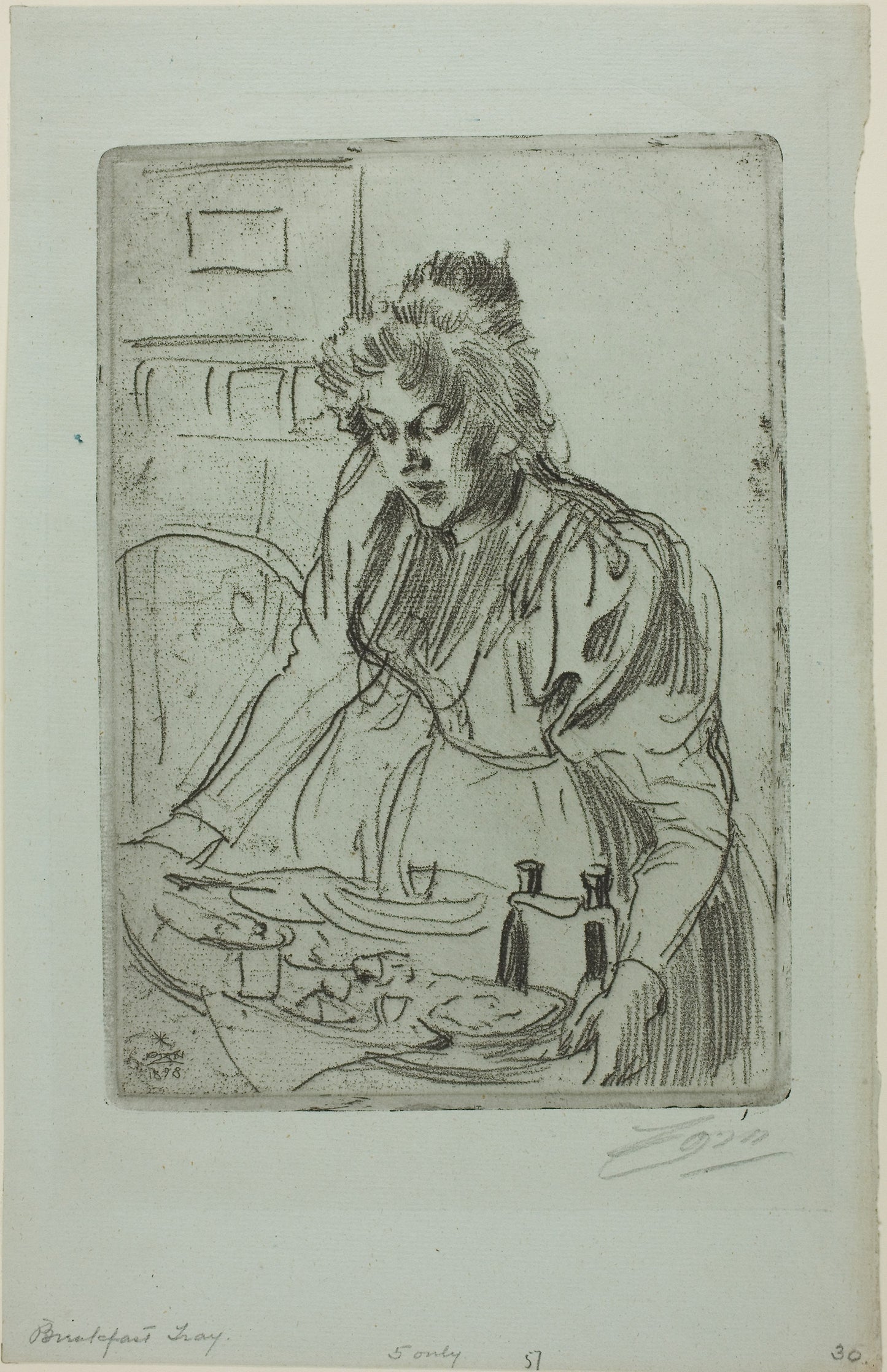 The Breakfast -  Anders Zorn,  Poster Print Wall Art