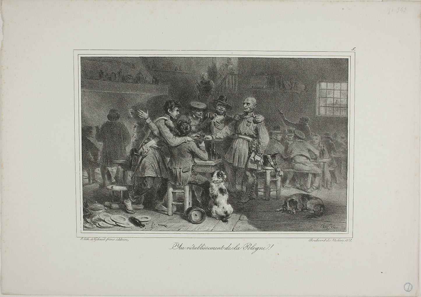 To the Restoration of Poland! -  Denis Auguste Marie Raffet,  Poster Print Wall Art