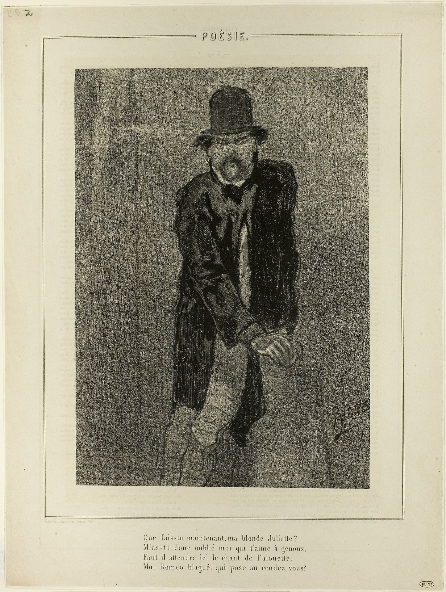 Poetry IV -  Félicien Rops,  Poster Print Wall Art