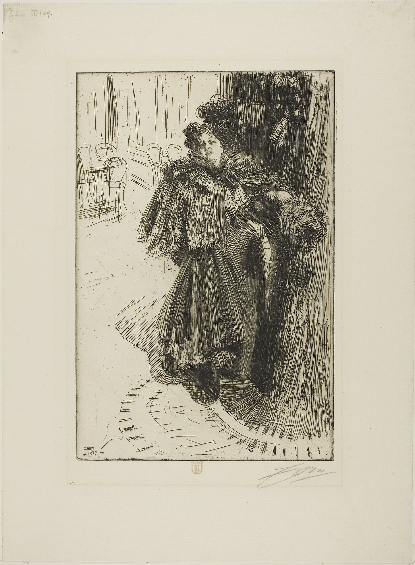 Effet de Nuit III -  Anders Zorn,  Poster Print Wall Art