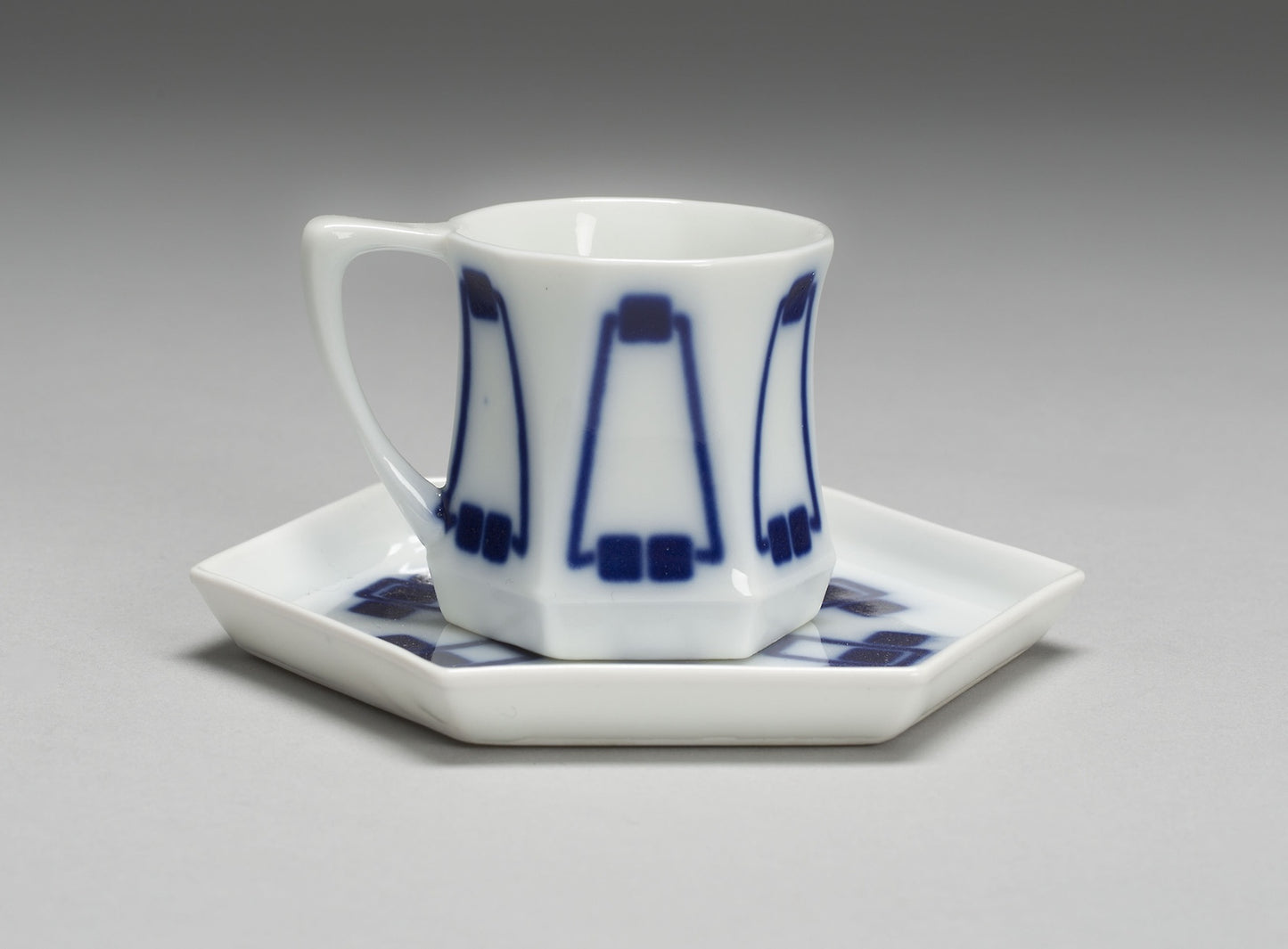 Demitasse and Saucer -  Designed -  Peter Behrens,  Poster Print Wall Art