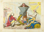 John Bull Ground Down: James Gillray (English, 1756-1815),16x12"(A3) Poster