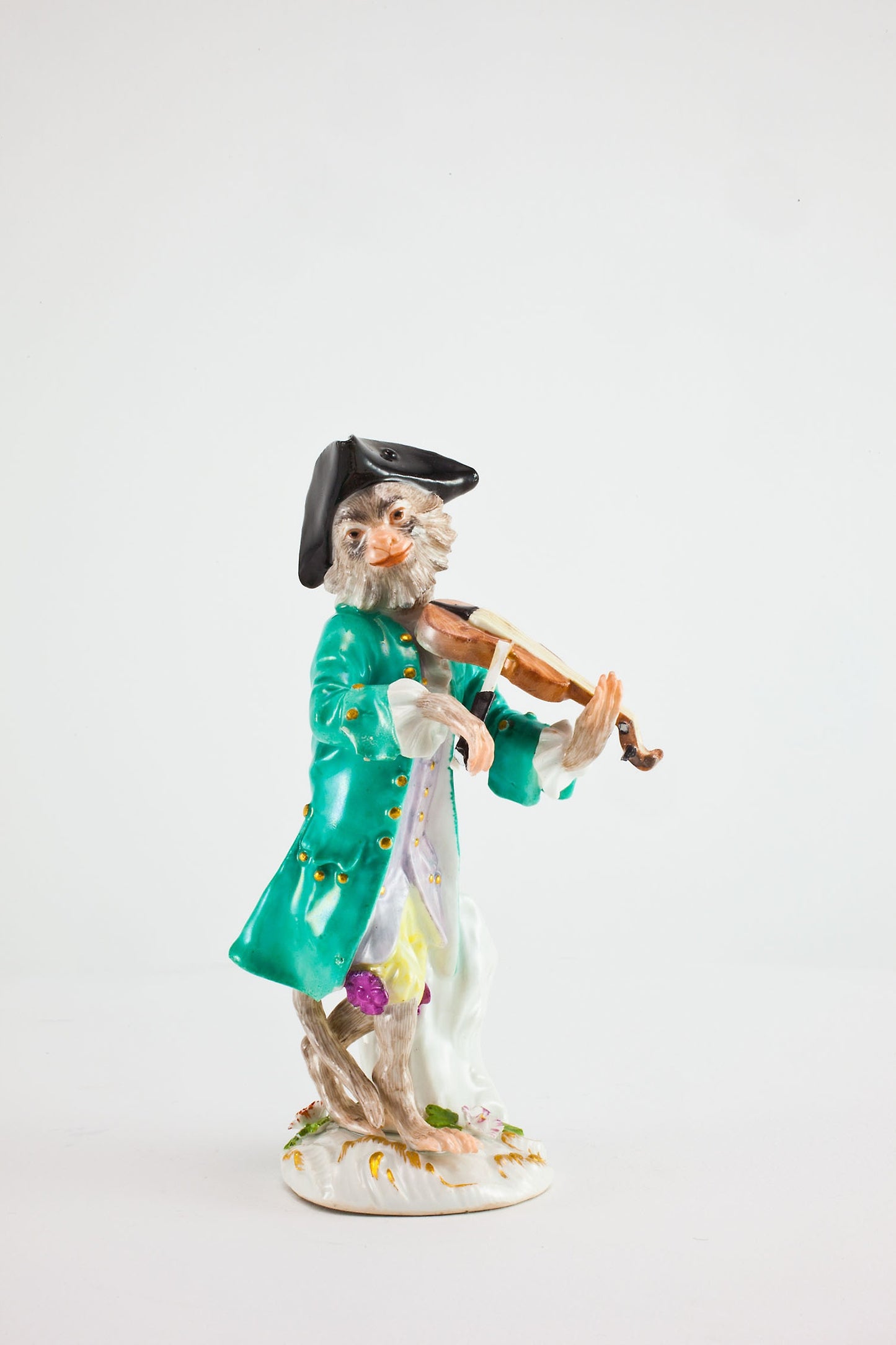 Violinist for the Monkey Band -  Meissen Porcelain Manufactory,  Poster Print Wall Art