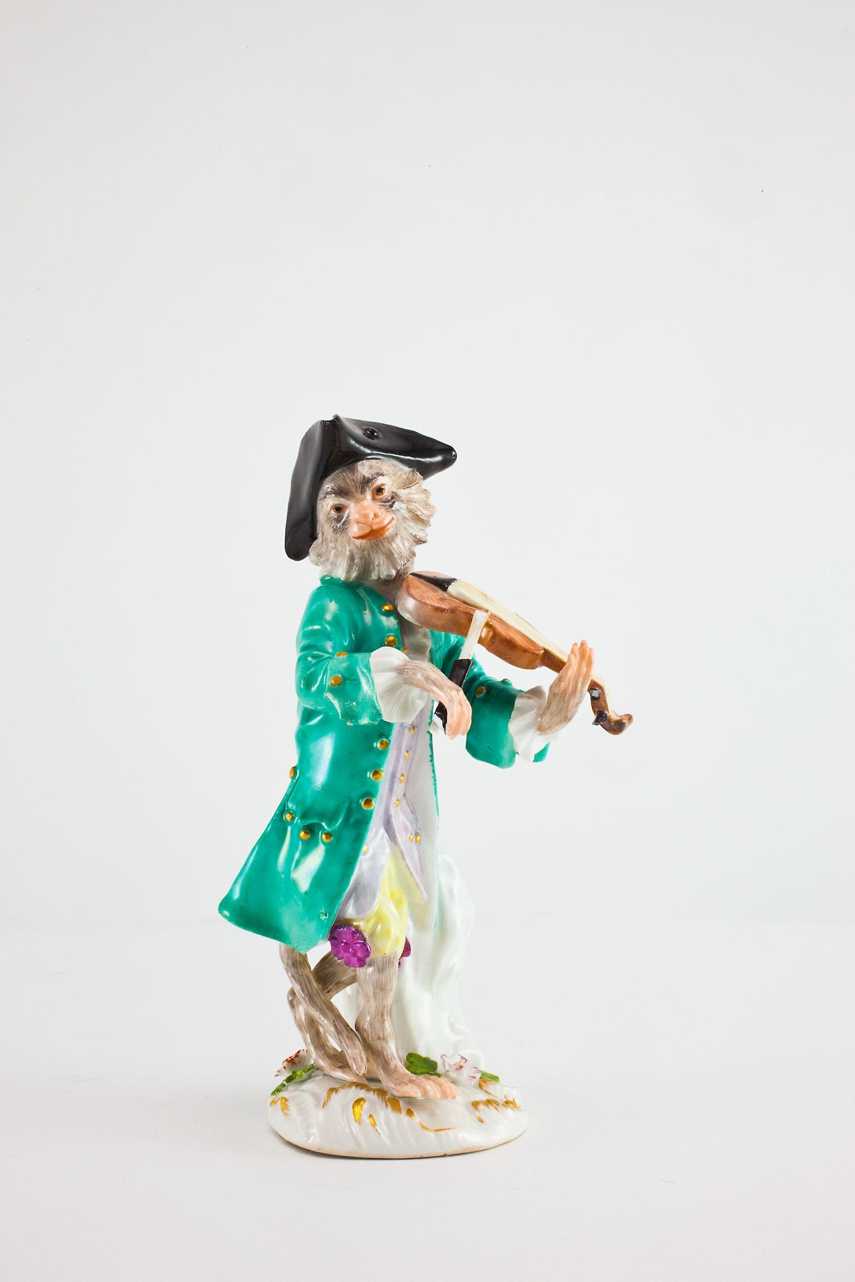 Violinist for the Monkey Band: Meissen Porcelain Manufactory,16x12"(A3) Poster